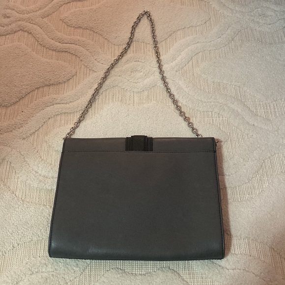 Grey and black Aldo envelope crossbody bag. - Picture 2 of 3